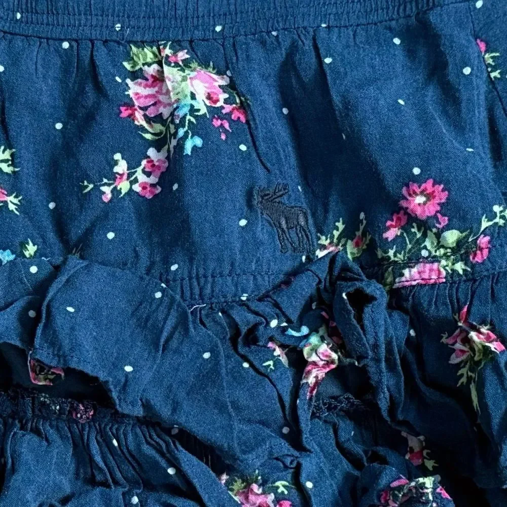 Abercrombie & Fitch Floral Ruffle Skirt Mini Skirt Womens size XS